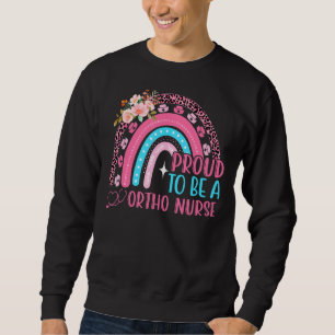 Stolz, ein Ortho Nurse Rainbow Stethoscope Nurs zu Sweatshirt