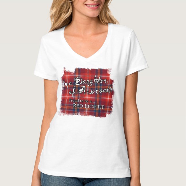 Stolz, ein rotes Lichtie zu sein T-Shirt (Vorderseite)