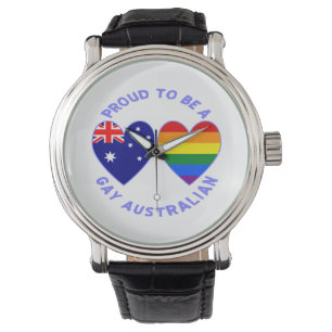 Stolz, ein schwuler Australier zu sein Armbanduhr