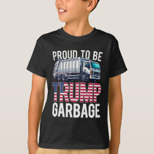 Stolz, ein Trump-Müll Amerikanische Flagge zu sein T-Shirt