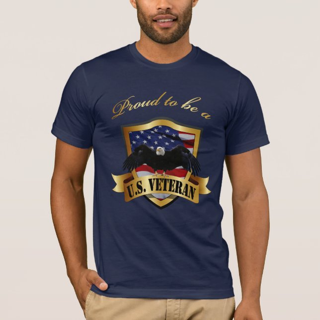 Stolz, ein US-Veteran zu sein T-Shirt (Vorderseite)