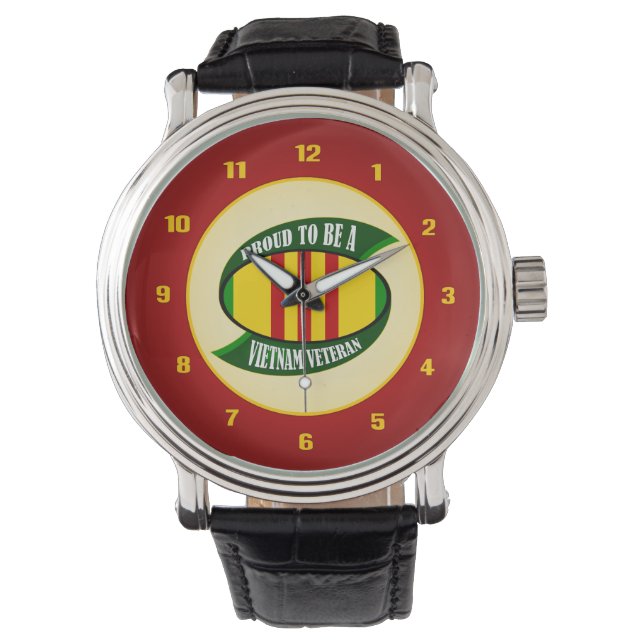 Stolz, ein Vietnamveteran zu sein Armbanduhr (Vorderseite)