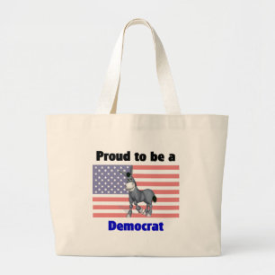 Stolz, eine Demokrat-Tasche zu sein Jumbo Stoffbeutel