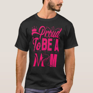 Stolz, eine Mama stolz Ehefrau oder Großmutter Mam T-Shirt