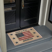 Stolz, eine rustikale amerikanische Flagge zu sein