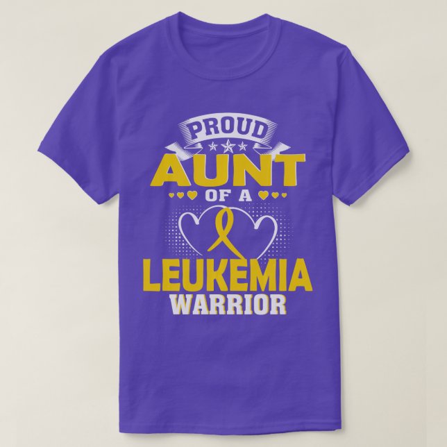 STOLZ EINES LEUKEMIA WARRIOR Sweatshirt T-Shirt (Design vorne)