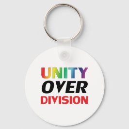 Stolz "Einheit über Division", lgbtq, lgbt rainbow Schlüsselanhänger