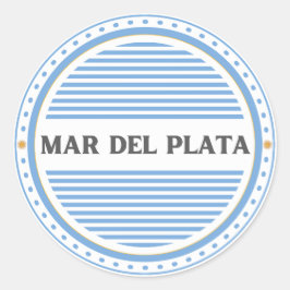 Stolz-Emblem der Stadt Mar del Plata argentinische Runder Aufkleber