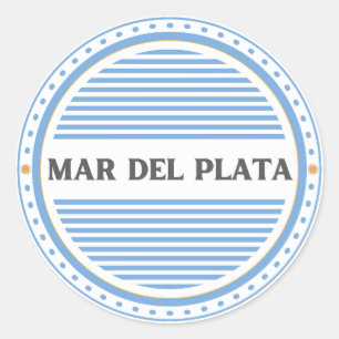 Stolz-Emblem der Stadt Mar del Plata argentinische Runder Aufkleber