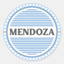 Stolz-Emblem der Stadt Mendoza – argentinische Ide Runder Aufkleber