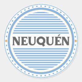 Stolz-Emblem der Stadt Neuquén – argentinische Ide Runder Aufkleber