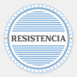 Stolz-Emblem der Stadt Resistencia – argentinische Runder Aufkleber
