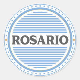 Stolz-Emblem der Stadt Rosario – argentinische Ide Runder Aufkleber