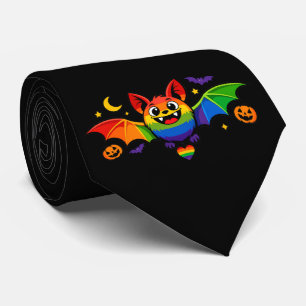 🦇🌈 Stolz Fangtastische Fledermaus Krawatte