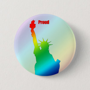 Stolz-Farben des Freiheits-Knopfes Button