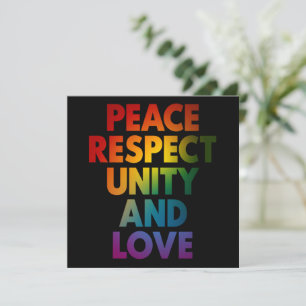 Stolz Frieden Respekt Einheit Und Liebe  Einladung
