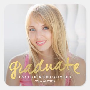 Stolz gebürsteter Abschluss Sticker