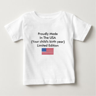 Stolz gemacht in der begrenzten Ausgabe USA Baby T-shirt