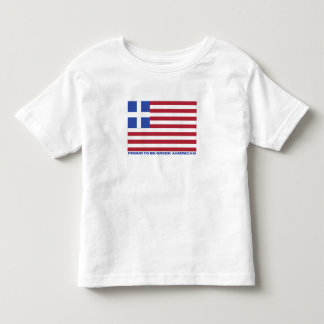 STOLZ, GRIECHISCHER AMERIKANER ZU SEIN! KLEINKIND T-SHIRT