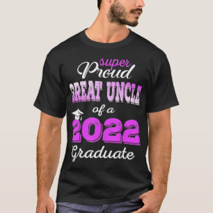 Stolz Große Zahl von 2022 Graduate Class 2022 Grad T-Shirt