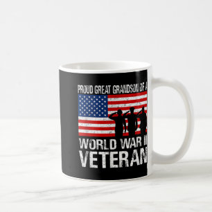 Stolz großer Enkel eines WW II Veteran Familienmat Kaffeetasse