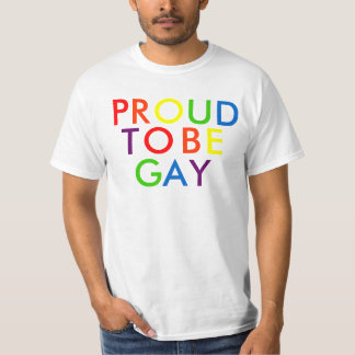 STOLZ, HOMOSEXUELLES T-SHIRT ZU SEIN!