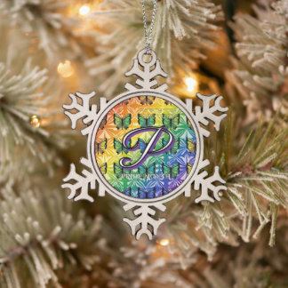 Stolz in der Flugkollektion Schneeflocken Zinn-Ornament