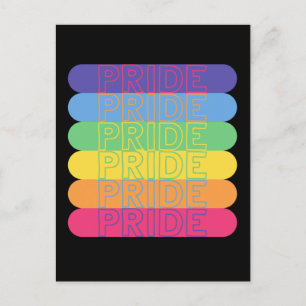 Stolz in Regenbogenfarben Postkarte