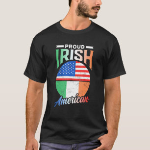 Stolz Irish American Roots Irland Familie USA USA T-Shirt