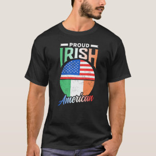 Stolz Irish American Roots Irland Familie USA USA T-Shirt