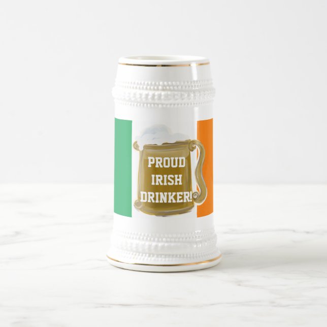 STOLZ IRISH DRINKER! BIERGLAS (Mittel)