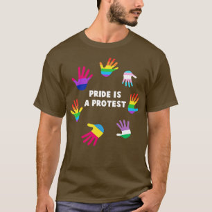 Stolz ist ein protestes LGBT Gay Pride T-Shirt LGB