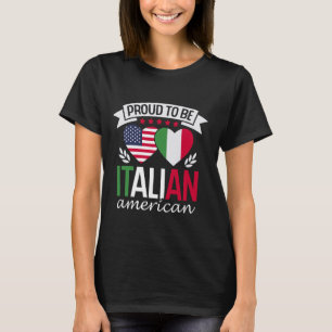 Stolz Italienisch Amerika Amerika Italien Italien T-Shirt