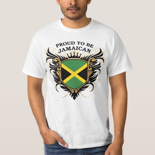 Stolz, jamaikanisch zu sein T-Shirt (Vorderseite)