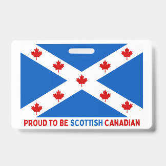 STOLZ, KANADIAN SCOTTISH ZU SEIN! AUSWEIS