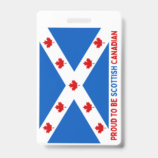 STOLZ, KANADIAN SCOTTISH ZU SEIN! AUSWEIS