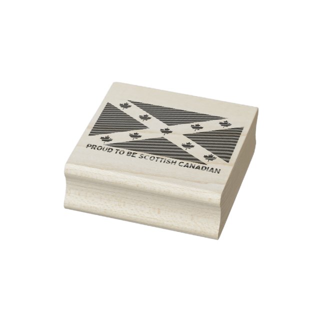 STOLZ, KANADIAN SCOTTISH ZU SEIN! GUMMISTEMPEL (Stempel)