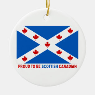 STOLZ, KANADIAN SCOTTISH ZU SEIN! KERAMIK ORNAMENT