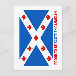 STOLZ, KANADIAN SCOTTISH ZU SEIN! POSTKARTE