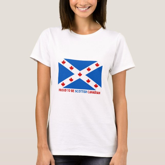 STOLZ, KANADIAN SCOTTISH ZU SEIN! T-Shirt (Vorderseite)