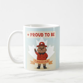 Stolz, Kanadier zu sein Karte Kaffeetasse