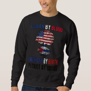 Stolz kubanische amerikanische Flagge Kuba USA Sweatshirt