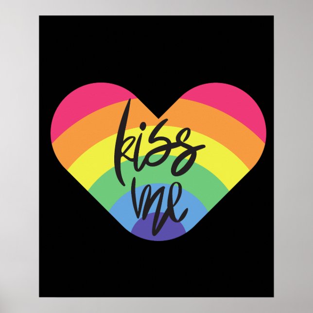 Stolz, küss mich. Liebe ist fair. Poster (Vorne)