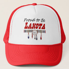 Stolz, Lakota Hut zu sein Truckerkappe