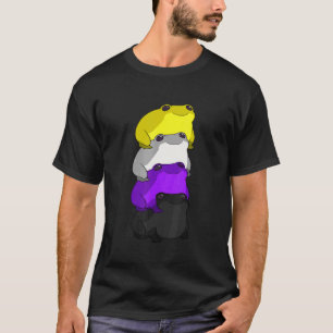 Stolz LGBt Flag-Flag ohne Binärwert T-Shirt