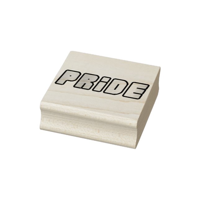 Stolz - LGBT Gummistempel (Stempel)