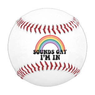 Stolz LGBT klingt schwul ich bin in schwuler Regen Baseball