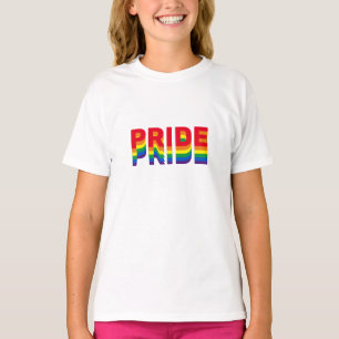 Stolz lgbt lgbtq que Gay Regenbogen Farben Kinder  T-Shirt