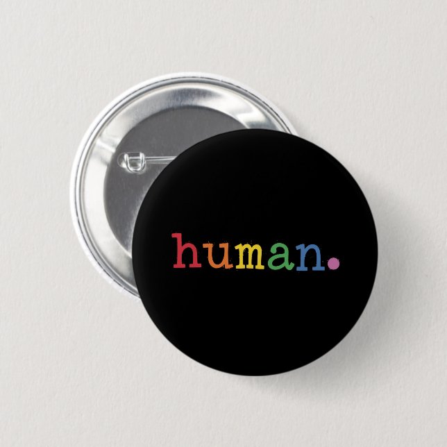 Stolz LGBT Rainbow LGBTQ Gleichheit Button (Vorne & Hinten)