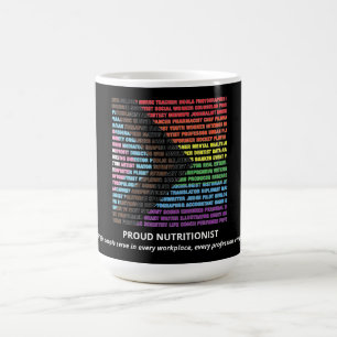 Stolz LGBT Vielfalt Regenbogen Wortwolke Benutzerd Kaffeetasse